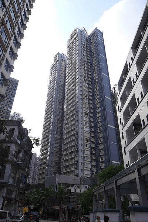 前香港華僑日報荷理活道社址，現為「聚賢居」。圖片來源：維基百科。