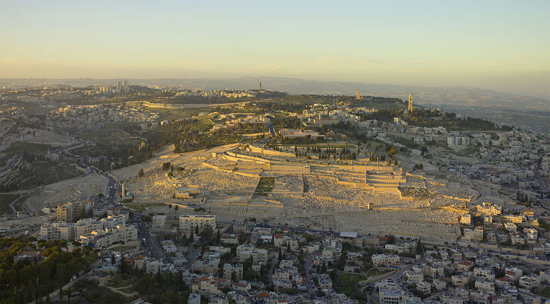 耶路撒冷的橄欖山，也是梅蘭妮亞建造兩座修道院的所在地。