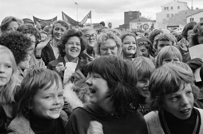 1975年冰島女性大罷工。