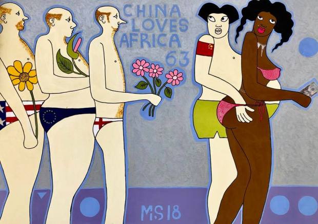 索伊將非洲描繪成一個被中國誘惑遠離其他西方國家的女人。