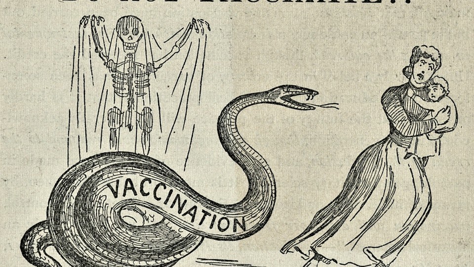 1894年的反疫苗漫畫。