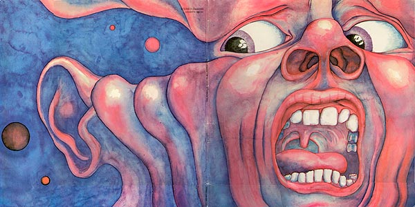 《In the Court of the Crimson King》專輯封面。