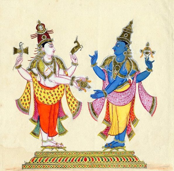 濕婆與毗濕奴。