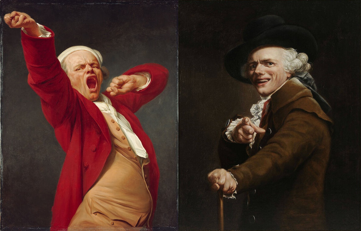 18世紀技藝高超的畫家約瑟夫‧迪克勒的自畫像。