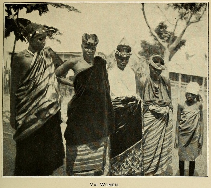 瓦伊人主要居住在賴比瑞亞，攝於1907年。
