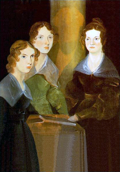 在這幅家族肖像中，她們的兄弟布蘭威爾是創作者，但之後他把自己從畫面中間抹去了，理由不明。