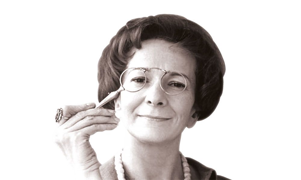 詩人辛波絲卡（Wisława Szymborska）。