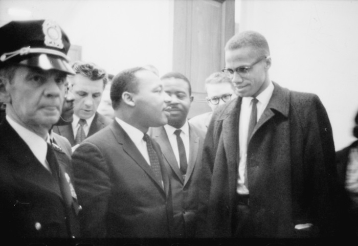 黑人民權運動的核心人物：馬丁‧路德‧金恩和麥爾坎‧Ｘ，同時也是「Ｘ教授」與「萬磁王」的原型人物。